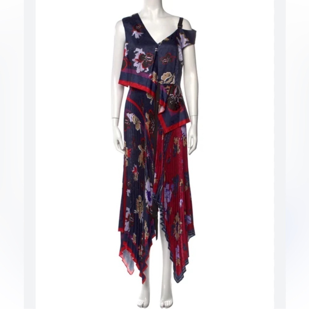 YIGAL AZROUËL Pleated Handkerchief
Dress In Midnight Mixed 6 - Picture 4 of 11